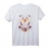 Motte mit Blumen im Jugendstil, Art Deco & Tarot Stil - Mystisches T-Shirt für Fans von Okkultismus, Esoterik & magischen Tieren