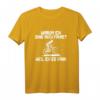 Warum Ich Ohne Akku Fahre Weil Es Ich Kann MTB Mountainbike T-Shirt – Humorvolles Statement für Radfahrer und Fahrradliebhaber als Geschenk
