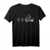 Funny Heartbeat Mountain Bike T-Shirt for MTB Enthusiasts - Perfect for Downhill, Enduro, and Trail Riders