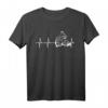 Funny Heartbeat Mountain Bike T-Shirt for MTB Enthusiasts - Perfect for Downhill, Enduro, and Trail Riders