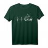 Funny Heartbeat Mountain Bike T-Shirt for MTB Enthusiasts - Perfect for Downhill, Enduro, and Trail Riders