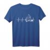 Funny Heartbeat Mountain Bike T-Shirt for MTB Enthusiasts - Perfect for Downhill, Enduro, and Trail Riders