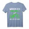 Cooles Mountainbike T-Shirt MTB ohne Akku mit Spruch - Geschenkidee für leidenschaftliche Radfahrer und Mountainbiker