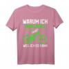 Cooles Mountainbike T-Shirt MTB ohne Akku mit Spruch - Geschenkidee für leidenschaftliche Radfahrer und Mountainbiker