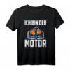 Ich Bin Der Motor - Lustiges Fahrrad Spruch T-Shirt für Radfahrer, E-Bike Fans & Mountainbiker, Geschenkidee für Umweltbewusste