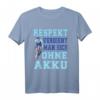 Respekt verdient man sich ohne Akku Biker T-Shirt – Für Radfahrer, Parkour-Fahrer & Fitness-Enthusiasten
