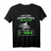 Herren E-Bike Fahrrad Radfahrer Mountainbike Ebiker T-Shirt – Perfektes Geschenk für MTB- und E-Bike-Fahrer zu Weihnachten, Geburtstag & Vatertag