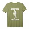 Fahrrad: Kondition statt Strom - Radsport T-Shirt für Radfahrer, die Muskelkraft und Kondition schätzen