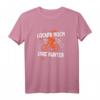 Downhill Mountainbike MTB Spruch T-Shirt - Locker Hoch, Irre Runter für Radfahrer, Trail & Enduro Fans, Geschenk für Mountainbiker