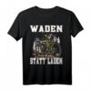Waden statt Laden Anti E-Bike T-Shirt für Mountainbiker - Witziges Trail- und Radfahrer-Shirt gegen Stromradler