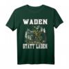 Waden statt Laden Anti E-Bike T-Shirt für Mountainbiker - Witziges Trail- und Radfahrer-Shirt gegen Stromradler