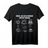 Fahrrad Dinge Die Ich In Meiner Freizeit Mache Mountainbike T-Shirt - Lustiges Geschenk für Mountainbiker, Enduro- und Downhill-Fans, Radfahrer & Fahrrad-Fans