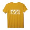 Downhill Schriftzug mit Fahrrad - Mountainbiker T-Shirt für Downhill und Allmountain Fans