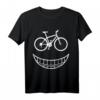 Lustiges Mountainbike-Radfahren T-Shirt mit Smiley - Trendige Fahrradbekleidung für MTB-Fans und Radfahrer