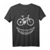 Lustiges Mountainbike-Radfahren T-Shirt mit Smiley - Trendige Fahrradbekleidung für MTB-Fans und Radfahrer
