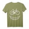 Lustiges Mountainbike-Radfahren T-Shirt mit Smiley - Trendige Fahrradbekleidung für MTB-Fans und Radfahrer