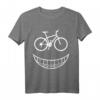 Lustiges Mountainbike-Radfahren T-Shirt mit Smiley - Trendige Fahrradbekleidung für MTB-Fans und Radfahrer