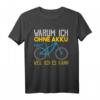 Cooles Mountainbike T-Shirt ohne Akku - Lustiges Anti E-Bike Statement für stolze Radfahrer & Mountainbiker, ideales Geschenk zum Geburtstag