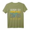 Cooles Mountainbike T-Shirt ohne Akku - Lustiges Anti E-Bike Statement für stolze Radfahrer & Mountainbiker, ideales Geschenk zum Geburtstag