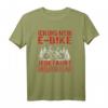 Lustiges E-Bike T-Shirt mit Spruch - Perfektes Geschenk für Fahrrad- und E-Bike Fans, Opa & Papa zum Vatertag oder Geburtstag