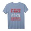 Lustiges E-Bike T-Shirt mit Spruch - Perfektes Geschenk für Fahrrad- und E-Bike Fans, Opa & Papa zum Vatertag oder Geburtstag