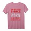 Lustiges E-Bike T-Shirt mit Spruch - Perfektes Geschenk für Fahrrad- und E-Bike Fans, Opa & Papa zum Vatertag oder Geburtstag