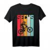 Kinder MTB T-Shirt zum 6. Geburtstag - Retro BMX Design für junge Mountainbiker, perfekt als Geschenk für Jungs & Mädchen