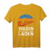Waden statt Laden Radfahrer Mountainbiker Fahrradfahrer T-Shirt - Lustiges Geschenk für Radfahrer ohne E-Bike, perfekt für Mountainbiker, Uphill, Downhill & Rennradfahrer