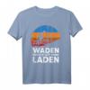 Waden statt Laden Radfahrer Mountainbiker Fahrradfahrer T-Shirt - Lustiges Geschenk für Radfahrer ohne E-Bike, perfekt für Mountainbiker, Uphill, Downhill & Rennradfahrer