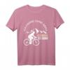 Ich fahre ohne Akku - weil ich es kann. Mountainbike Berge T-Shirt für Radfahrer, Downhill & Rennradfans – Vintage Style, lustiges Statement für Radliebhaber