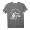Ich fahre ohne Akku - weil ich es kann. Mountainbike Berge T-Shirt für Radfahrer, Downhill & Rennradfans – Vintage Style, lustiges Statement für Radliebhaber