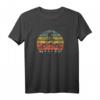 Vintage Mountain Biker Retro Sun Silhouette Mountain Biking T-Shirt – Perfektes Geschenk für Fahrrad- und Naturliebhaber
