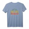 Vintage Mountain Biker Retro Sun Silhouette Mountain Biking T-Shirt – Perfektes Geschenk für Fahrrad- und Naturliebhaber