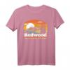 Redwood National Park Vintage 80s Retro California Mountains T-Shirt - Outdoors, Hiking & Travel Fan Gift