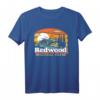 Redwood National Park Vintage 80s Retro California Mountains T-Shirt - Outdoors, Hiking & Travel Fan Gift