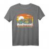 Redwood National Park Vintage 80s Retro California Mountains T-Shirt - Outdoors, Hiking & Travel Fan Gift
