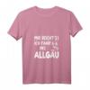 Damen Allgäu Urlaub Wandern T-Shirt mit Kuh & Margerite - Lustiger Spruch MIR REICHT'S für das perfekte Allgäu Outfit & Geschenk
