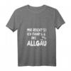 Damen Allgäu Urlaub Wandern T-Shirt mit Kuh & Margerite - Lustiger Spruch MIR REICHT'S für das perfekte Allgäu Outfit & Geschenk