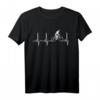 Women Mountain Bike Shirt - Heartbeat Design, Perfektes Geschenk für Fahrradliebhaberinnen & Trail Riderinnen