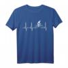 Women Mountain Bike Shirt - Heartbeat Design, Perfektes Geschenk für Fahrradliebhaberinnen & Trail Riderinnen