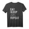 EAT SLEEP BIKE Fahrrad Rider Funny Cool Gag Geschenkidee T-Shirt - Perfekt für Radfahrer, Geburtstag & Weihnachten