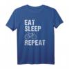 EAT SLEEP BIKE Fahrrad Rider Funny Cool Gag Geschenkidee T-Shirt - Perfekt für Radfahrer, Geburtstag & Weihnachten