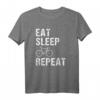 EAT SLEEP BIKE Fahrrad Rider Funny Cool Gag Geschenkidee T-Shirt - Perfekt für Radfahrer, Geburtstag & Weihnachten
