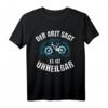 Lustiges MTB T-Shirt mit Gehirn-Motiv - Cooles Mountainbike Geschenk für Radfahrer, Geburtstage & Weihnachten