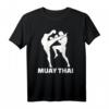 Muay Thai T-Shirt mit Martial Arts Kämpfern - Klassisch geschnitten, doppelt genähter Saum, ideal für Kampfsportfans