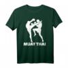 Muay Thai T-Shirt mit Martial Arts Kämpfern - Klassisch geschnitten, doppelt genähter Saum, ideal für Kampfsportfans