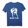 Muay Thai T-Shirt mit Martial Arts Kämpfern - Klassisch geschnitten, doppelt genähter Saum, ideal für Kampfsportfans