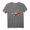 Muay Thai Faultier beim Kickboxen als Karate Kick Kampfsport T-Shirt – Lustiges Geschenk für Kampfsportfans, Männer, Frauen & Kinder