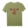 Vintage Muay Thai Garuda T-Shirt - Retro distressed Design für Kampfsportfans, Praktiker & Trainer als Geschenk
