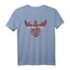 Vintage Muay Thai Garuda T-Shirt - Retro distressed Design für Kampfsportfans, Praktiker & Trainer als Geschenk